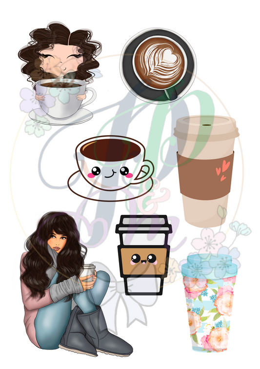 Coffee Sticker Bundle