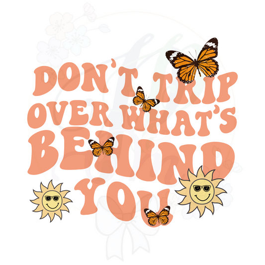 Don't Trip Die Cut Sticker