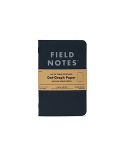 Field Notes: PITCH BLACK MEMO BOOK (DOT-GRAPH)