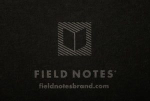 Field Notes: PITCH BLACK MEMO BOOK (DOT-GRAPH)