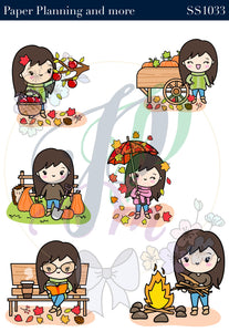 Fall Harvest Sticker Sheet
