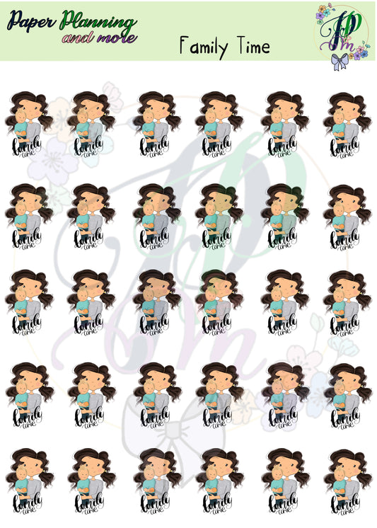 Family Time Sticker Sheet