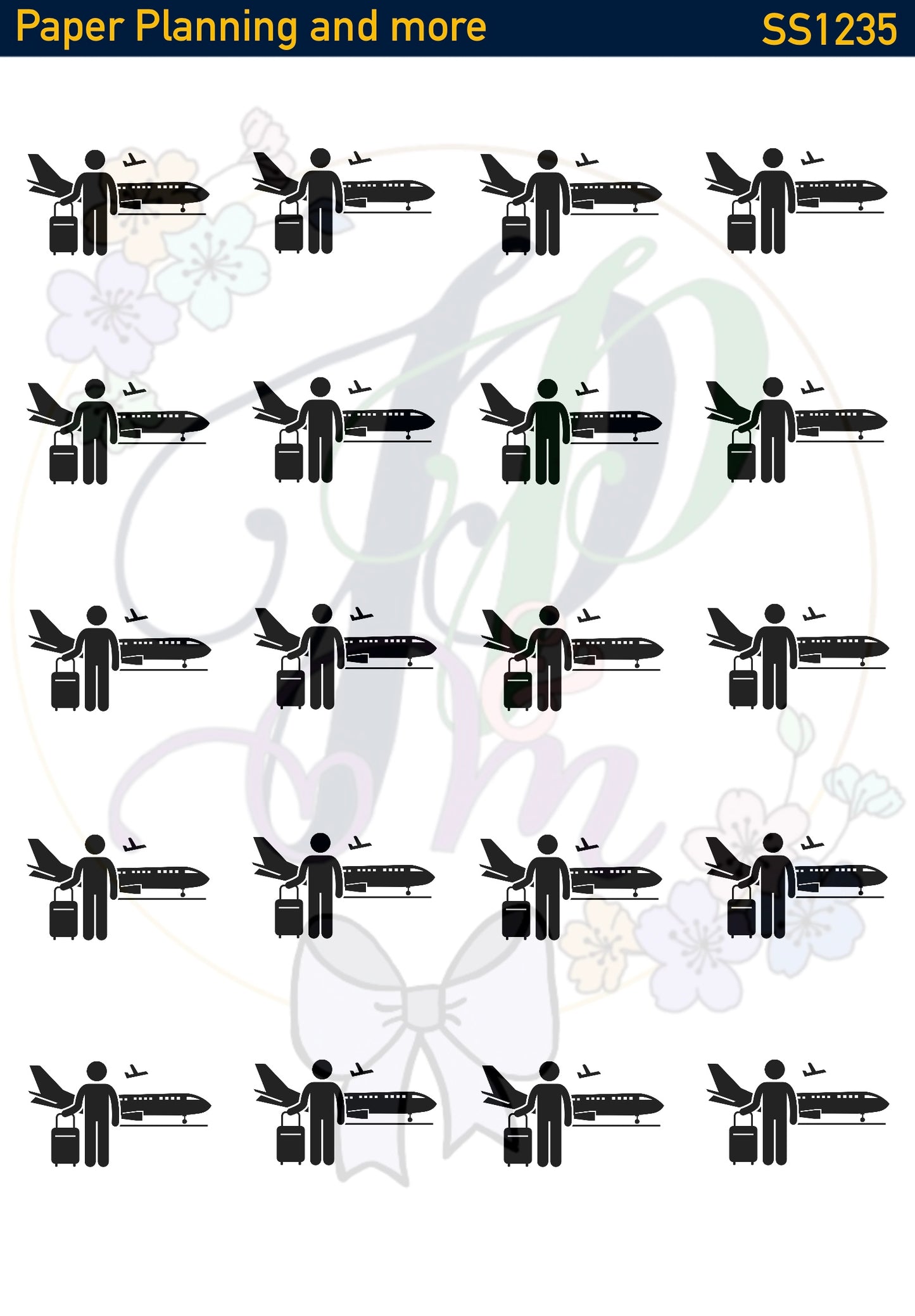 Flight Day Sticker Sheet