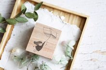 Load image into Gallery viewer, Black Milk Project- Flying book Rubber Stamp
