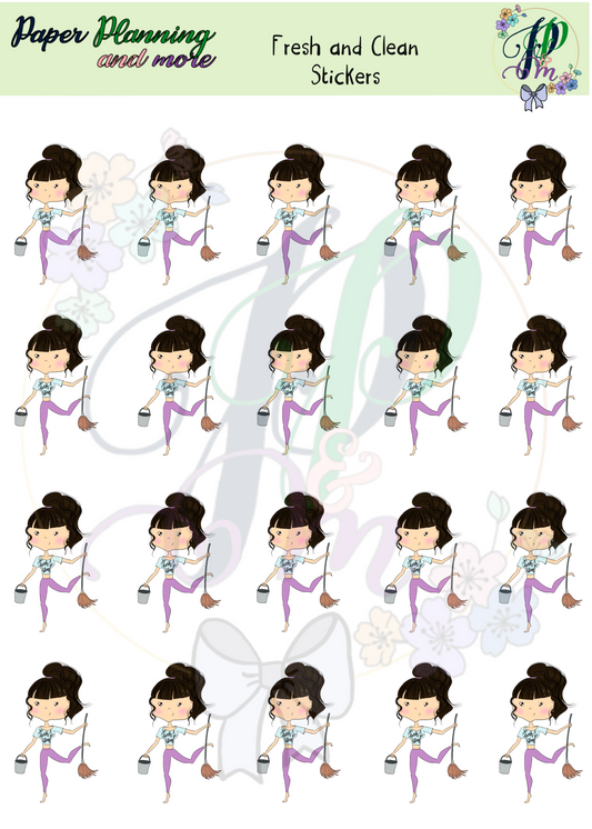 Fresh and Clean Sticker Sheet