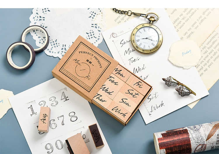 Retro Wooden Stamp