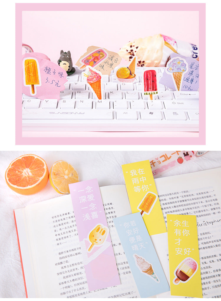 Rainbow Ice Cream Planner Stickers
