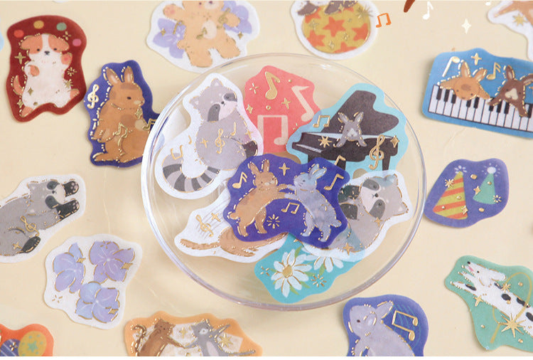 Forest Animals Flake Seals
