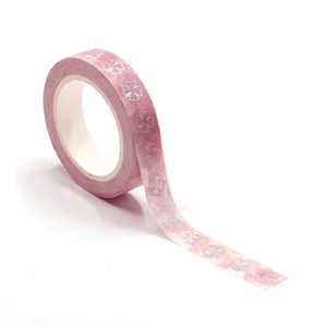 Lucky Clover Silver Foiled Washi Tape