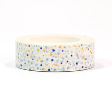 Load image into Gallery viewer, Twinkling Stars Foiled Washi Tape Sample
