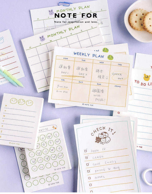 Planner Note Pads
