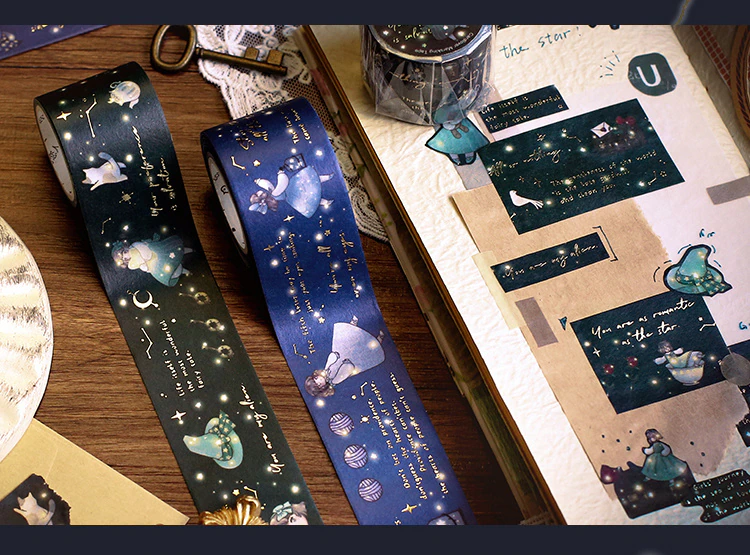 Starry Story Series Gilded Washi Tape