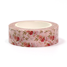 Load image into Gallery viewer, Cute Spring Pink Flowers Washi Tape
