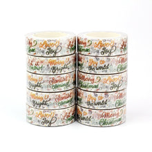 Load image into Gallery viewer, Christmas Sayings Washi Tape
