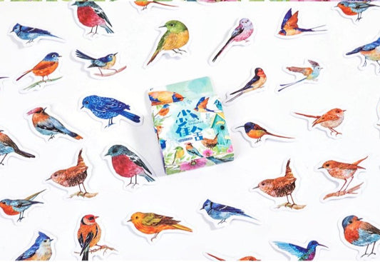 Colorful Birds Planner Stickers