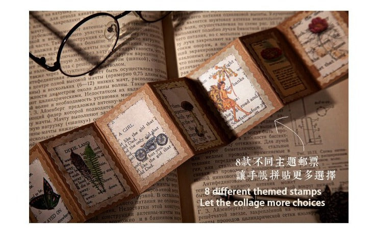 Vintage Stamp Stickers