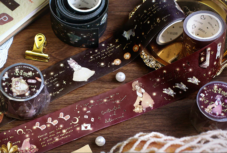 Starry Story Series Gilded Washi Tape
