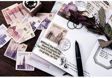 Load image into Gallery viewer, Retro Travel Stamp Planner Stickers
