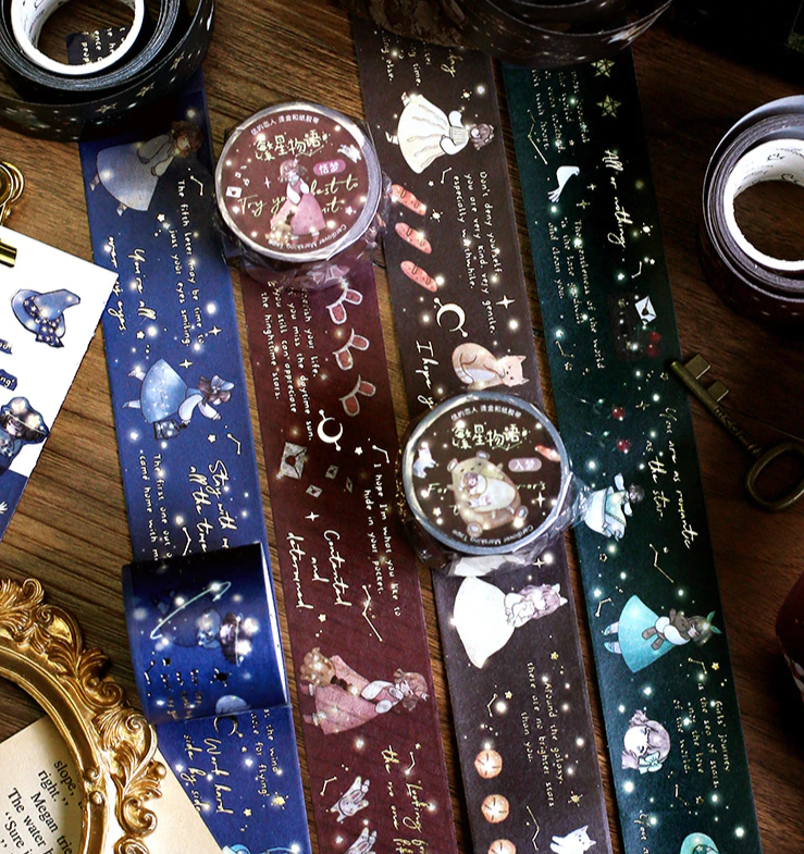 Starry Story Series Gilded Washi Tape