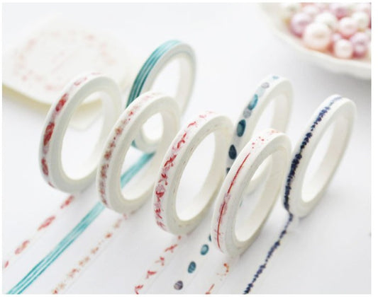 Seashells Thin Washi Tape