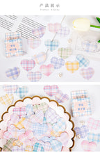 Load image into Gallery viewer, Plaid Hearts Planner Stickers
