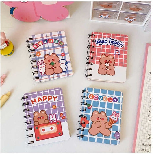 Cute Spiral Bound Mini Notebooks