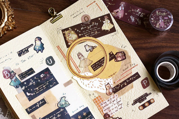 Starry Story Series Gilded Washi Tape
