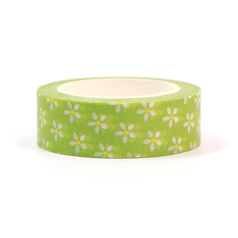 Daisies Green Washi Tape