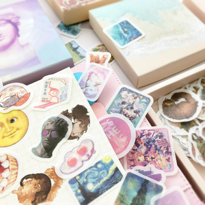 Cute Cartoon Sticker Box