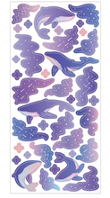 Load image into Gallery viewer, Whale Confetti Glitter PET Sticker
