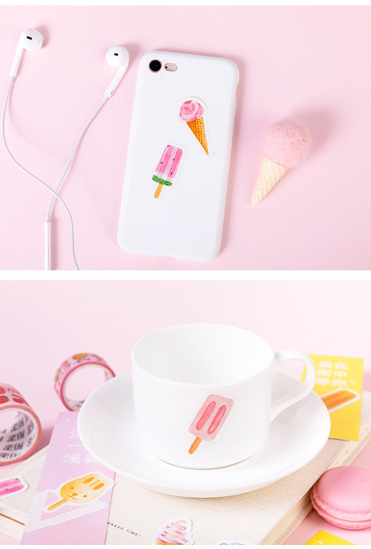 Rainbow Ice Cream Planner Stickers