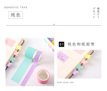 Load image into Gallery viewer, Pastel Washi Tape Set
