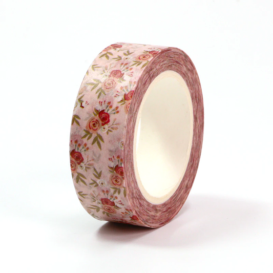 Cute Spring Pink Flowers Washi Tape