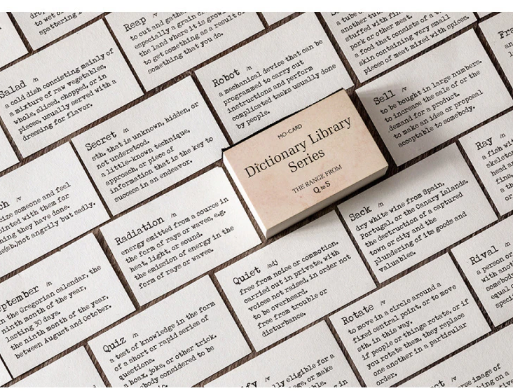 Mini Dictionary Library Series Memopad