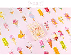 Rainbow Ice Cream Planner Stickers