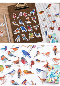 Colorful Birds Planner Stickers