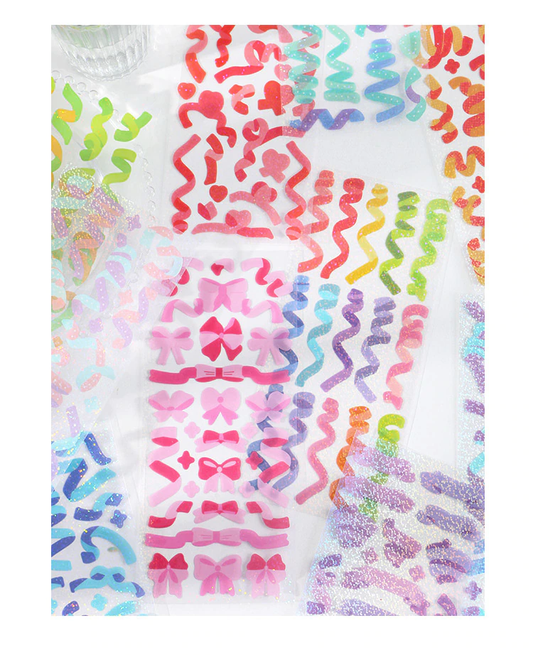 Confetti Glitter PET Sticker