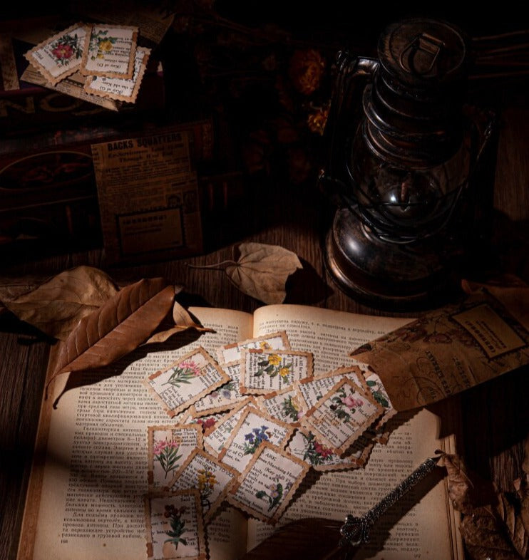 Vintage Stamp Stickers