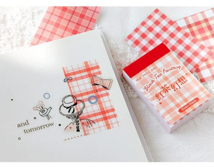 Grid Pattern Series Sticker Booklet