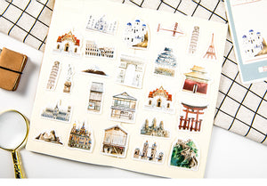 Architectures Around the World Planner Stickers