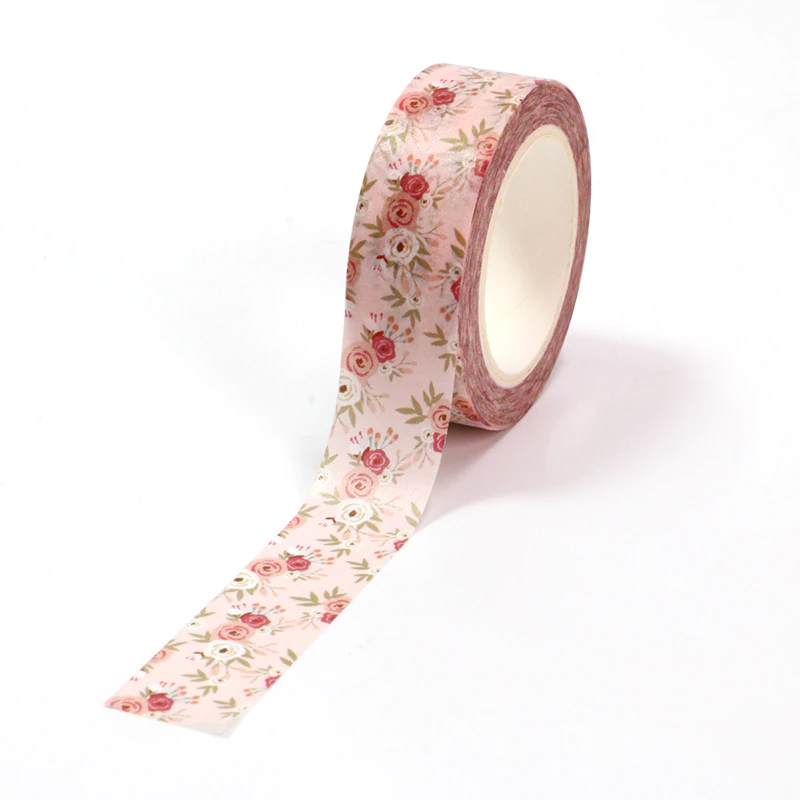 Cute Spring Pink Flowers Washi Tape