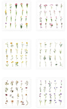 Load image into Gallery viewer, Pressed Flowers PET Stickers
