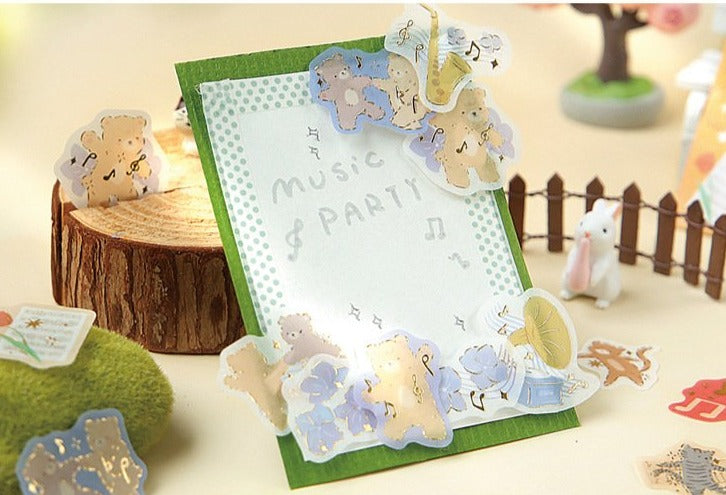 Forest Animals Flake Seals