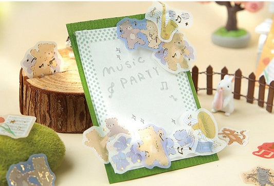Forest Animals Flake Seals