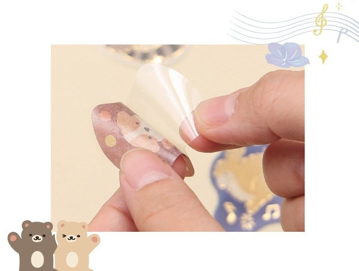 Forest Animals Flake Seals