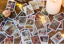 Load image into Gallery viewer, Retro Christmas Stamps Sticker Box
