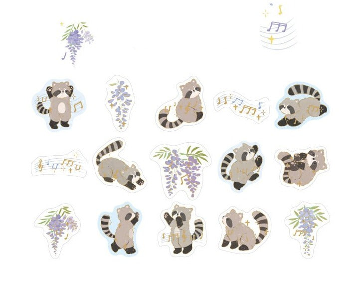 Forest Animals Flake Seals