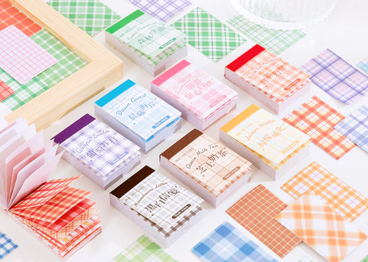 Grid Pattern Series Sticker Booklet