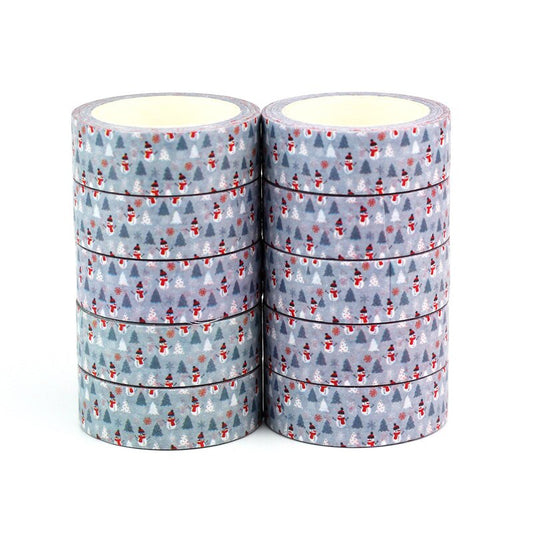 Christmas and Snowmen Washi Sample
