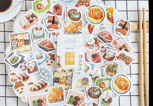 Korean Food Planner Stickers